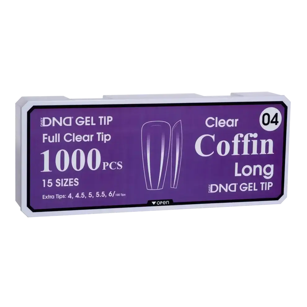 DND Soft Gel Tips - Coffin X-Long #05