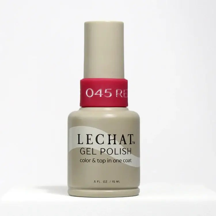 LeChat Gel Polish Color & Top One Coat Red October 0.5 oz - #LG045 LeChat