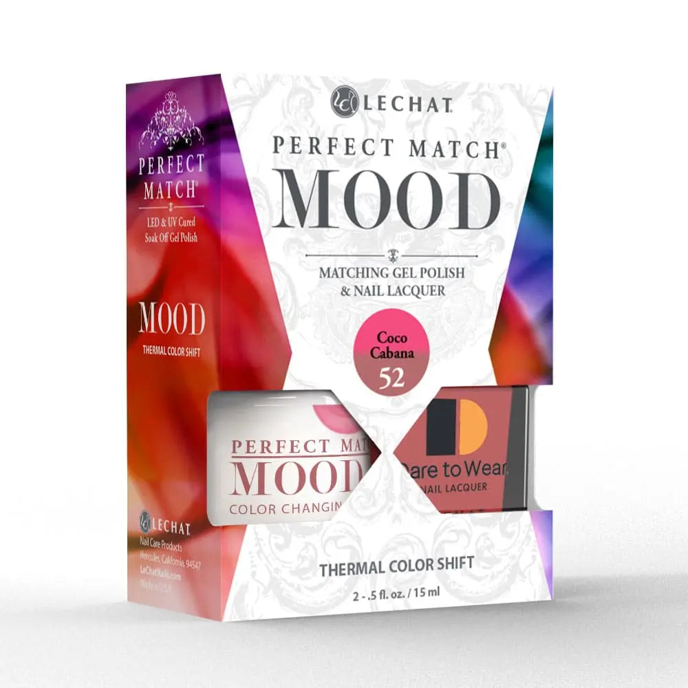Lechat Perfect Match Mood Color Changing Gel Polish - Coco Cabana 0.5 oz - #PMMDS52 Lechat