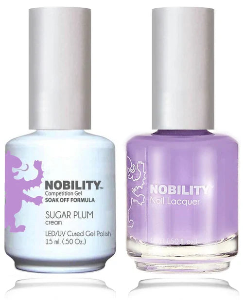Lechat Nobility Gel Polish & Nail Lacquer - Plum 0.5 oz - #NBCS126 Nobility