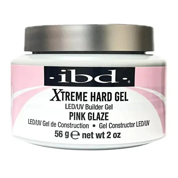 IBD Xtreme Hard Gel LED/UV Builder Gel - Pink Glaze 2oz #23622-18 ibd