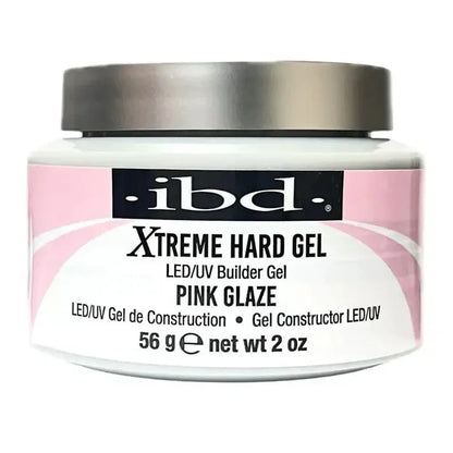 IBD Xtreme Hard Gel LED/UV Builder Gel - Pink Glaze 2oz #23622-18 ibd