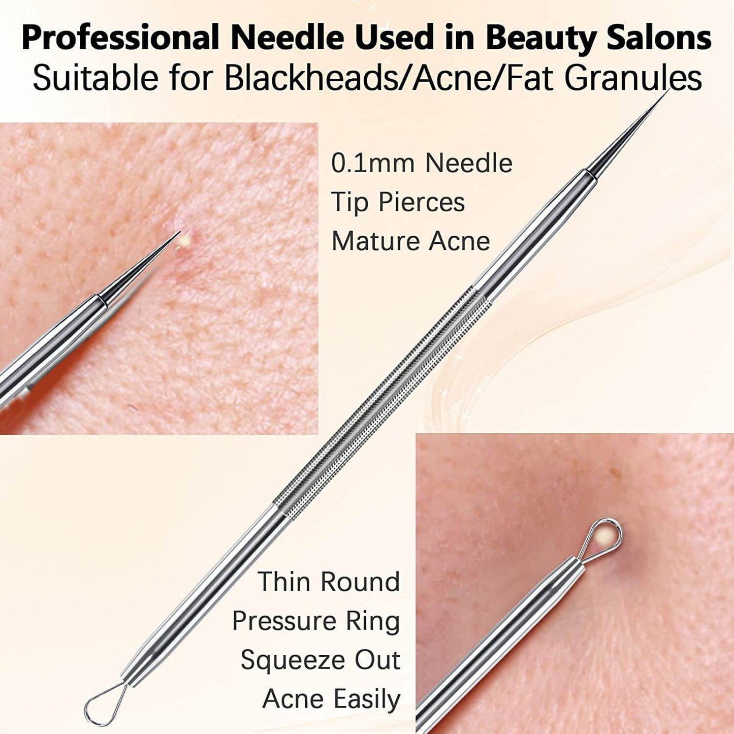 Blackhead remover Gold tool #6186-3 Premier Nail Supply