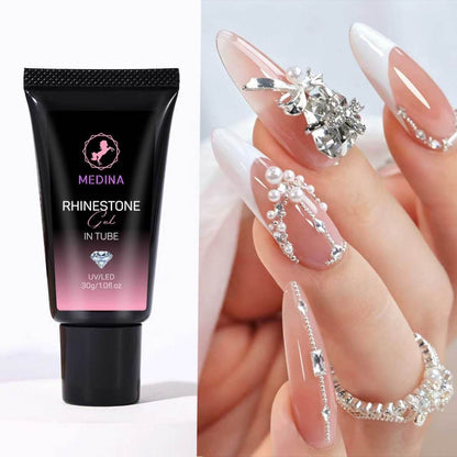 Medina - Rhinestone Nail Glue No Wipe 30ml #20138-9 Medina