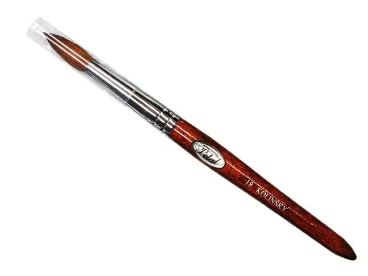 Petal acrylic nail brush kolinsky red wood size 18 #5274-43 Beyond Beauty Page