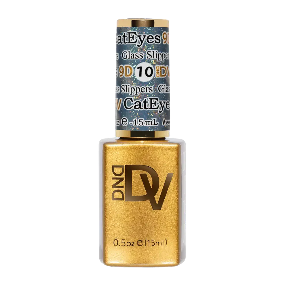 DND - Diva 9D Gelcolor Cat Eye Glassball #10 - Glass Slipper DND