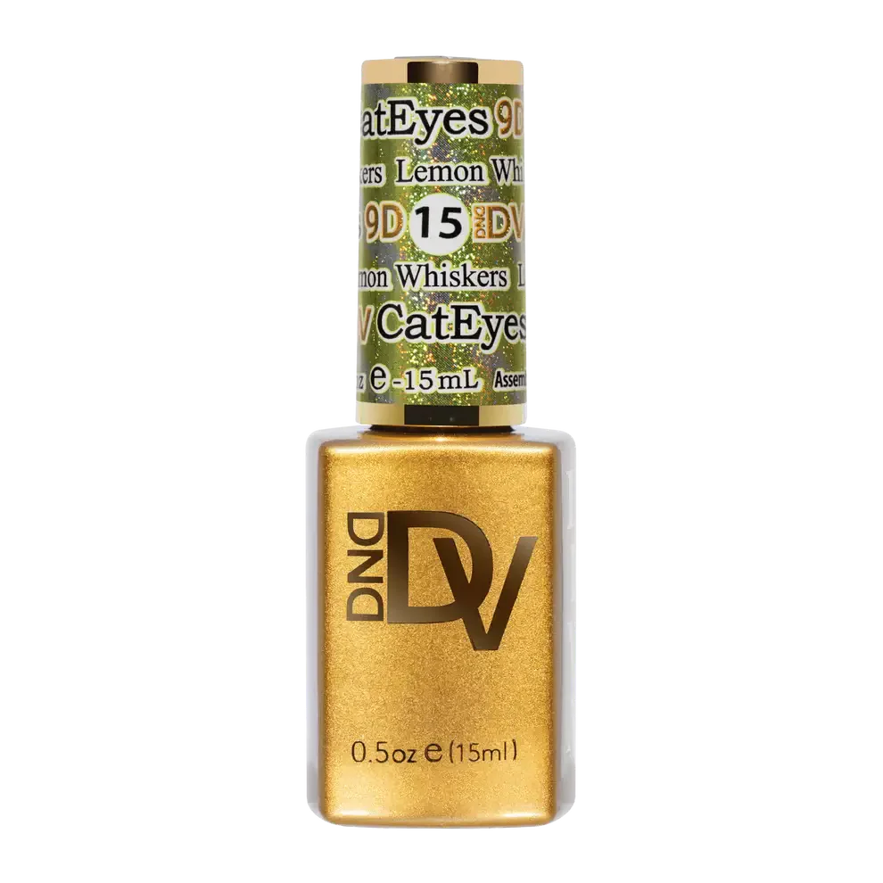 DND - Diva 9D Gelcolor Cat Eye Candy #15 - Lemon Whiskers DND