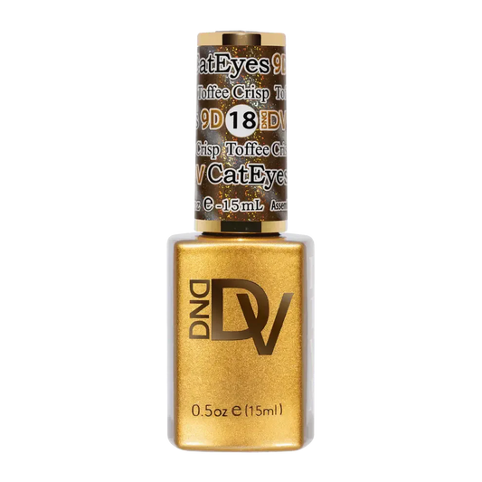 DND - Diva 9D Gelcolor Cat Eye Candy #18 - Toffee Crisp DND