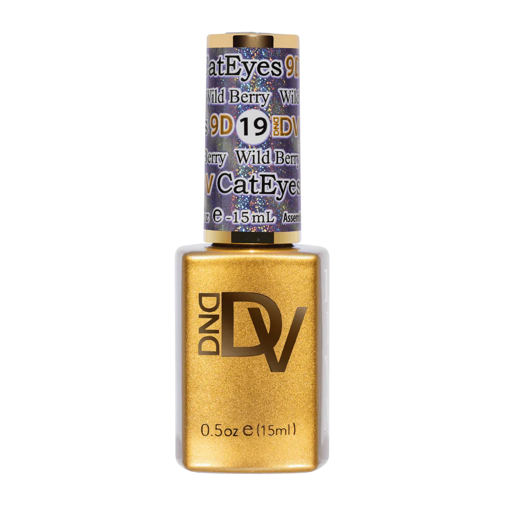 DND - Diva 9D Gelcolor Cat Eye Candy #19 - Wild Berry DND