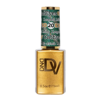 DND - Diva 9D Gelcolor Cat Eye Candy #20 - Leopard Mint DND