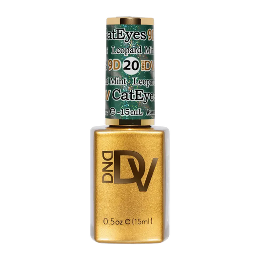 DND - Diva 9D Gelcolor Cat Eye Candy #20 - Leopard Mint DND