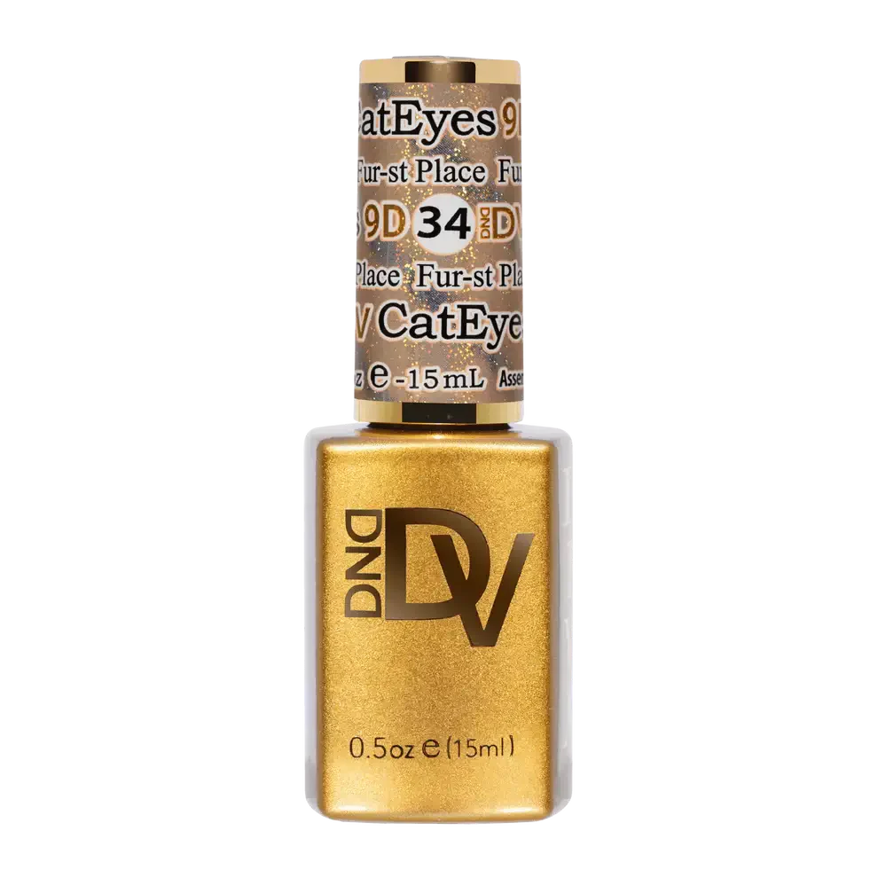 DND - Diva 9D Gelcolor Cat Eye Daydream #34 - Fur-st Place DND