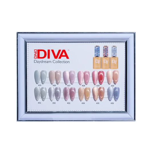 DIVA Framed Color Chart — 9D Cat Eye Daydream DND