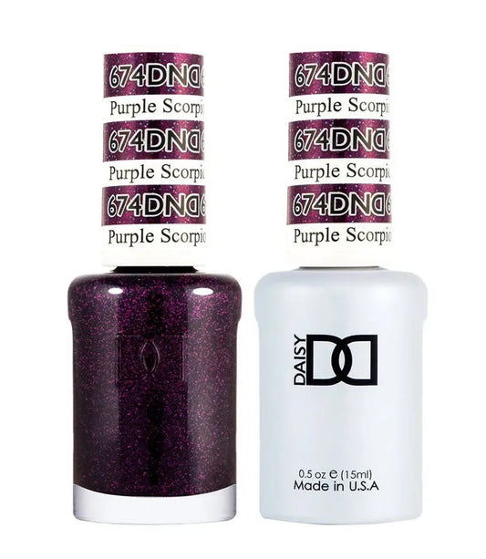 DND Gelcolor - Purple Scorpio 0.5 oz - #674 DND