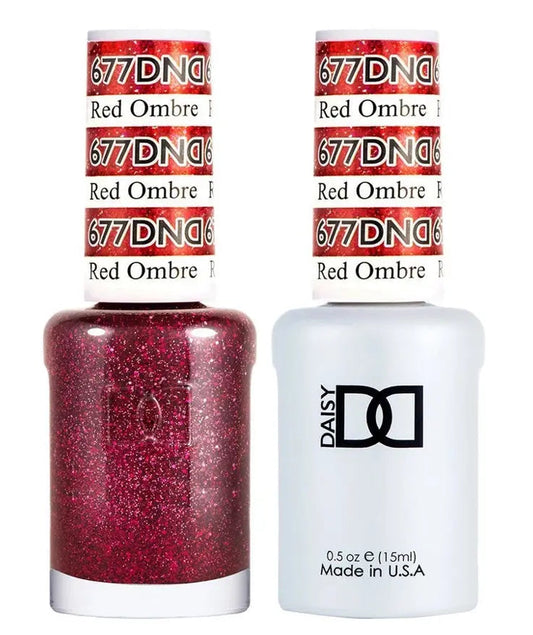 DND Gelcolor - Red Ombre 0.5 oz - #677 DND