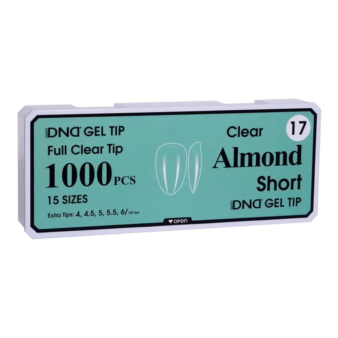 DND Soft Gel Tips - Almond Short #17