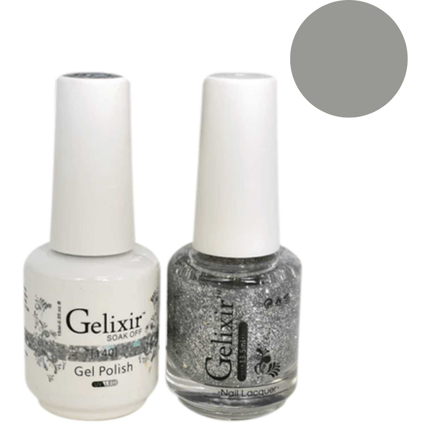 Gelixir Gel Polish & Nail Lacquer Duo - #140 Gelixir