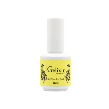 Gelixir Soak Off No Wipe Topcoat 0.5 oz Gelixir