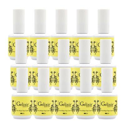 Gelixir Soak Off No Wipe Topcoat 0.5 oz Gelixir