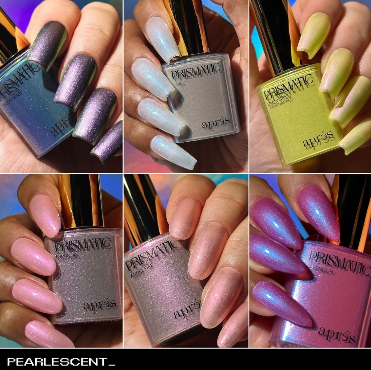 Apres | PRISMATIC HEMA FREE/TPO FREE Gel Polish Collection Apres