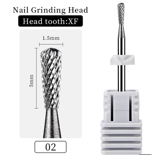 Nail Drill Bit Small Round V 3/32" XF Premier Nail Supply