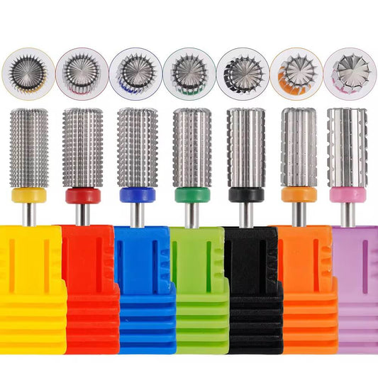MN Beauty - Nail Drill Bit 5in1 Barrel TLR  3/32