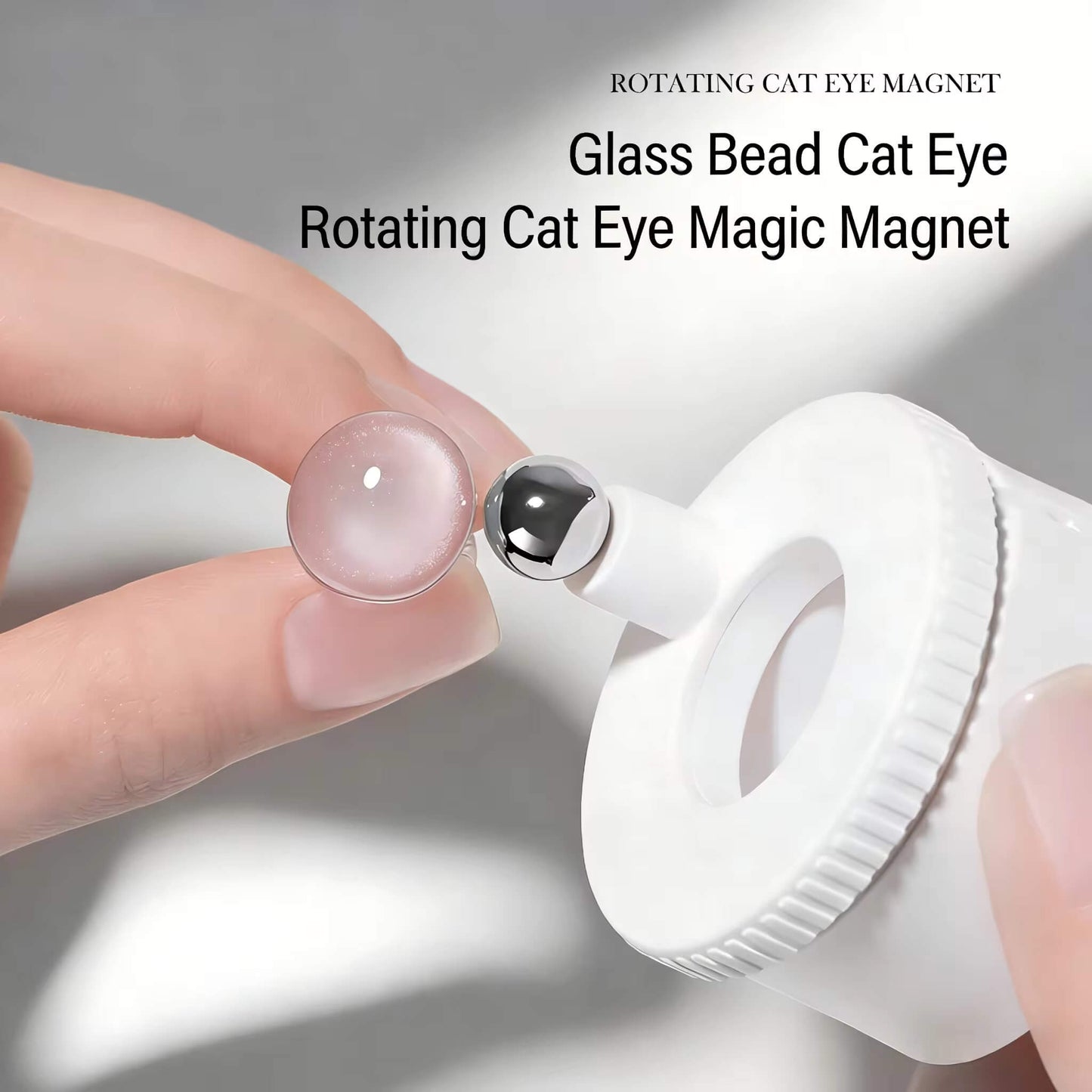 Nail Cat Eye Magnet 360° Rotating + Extra Round Ball #7450-6 Premier Nail Supply