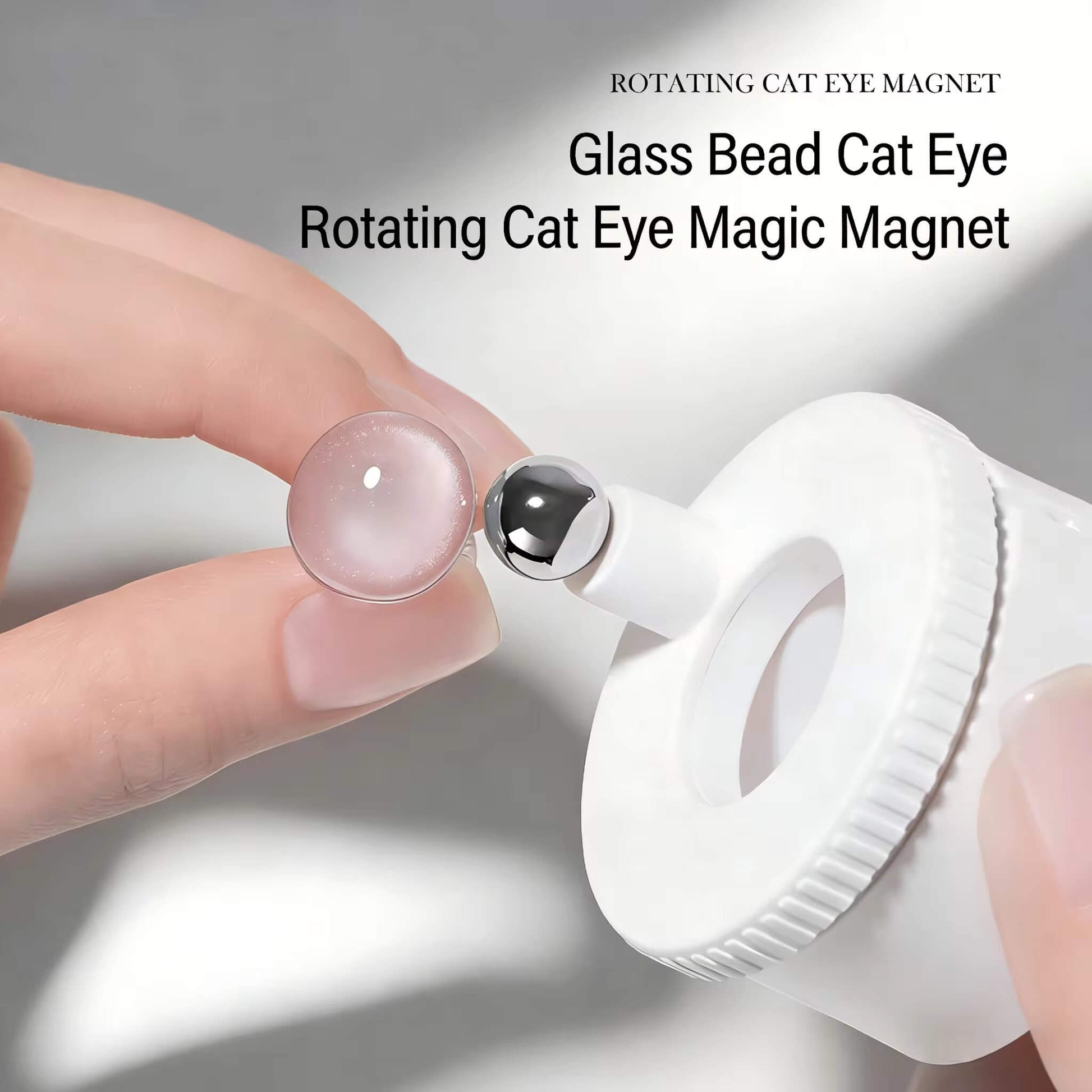 Nail Cat Eye Magnet 360° Rotating + Extra Round Ball #7450-6 Premier Nail Supply