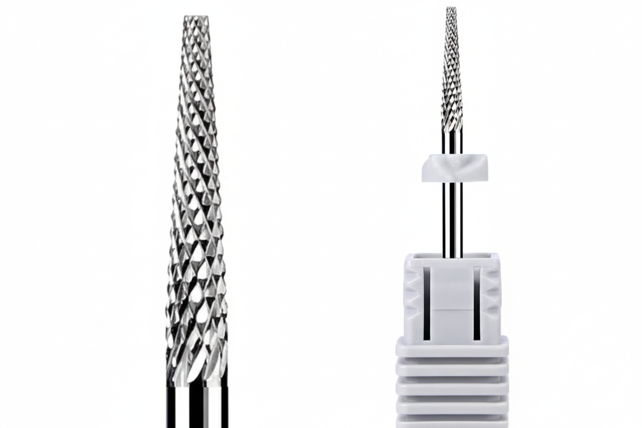 Carbide Cuticle Nail Drill Bit Small Cone 3/32"-M Beyond Beauty Page