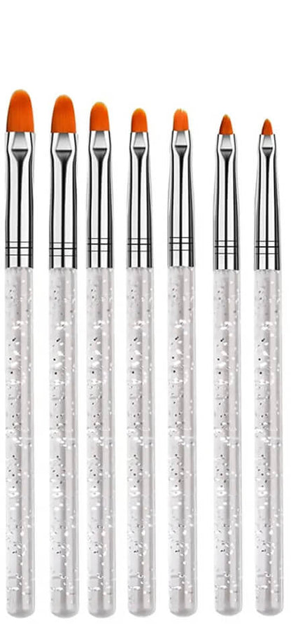 7pcs/Gel Nail Art Brush set Premier Nail Supply