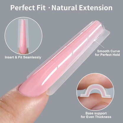 Nail Tip Extensions Arched Almond Dual Nail Forms 256pcs#5 /5341-12 Premier Nail Supply
