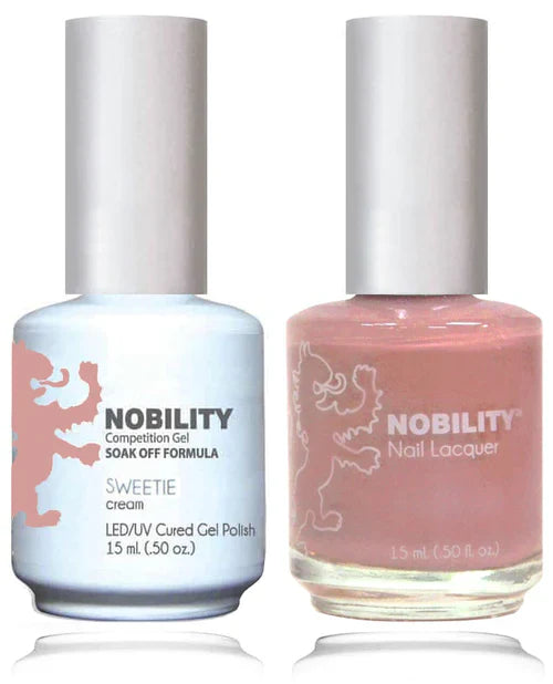 Lechat Nobility Gel Polish & Nail Lacquer - Sweetie 0.5 oz - #NBCS146 Nobility