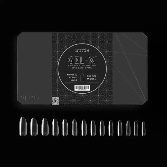 Apres Gel-X® Natural Round Long Box Of Tips - Pro (600PCS) Apres