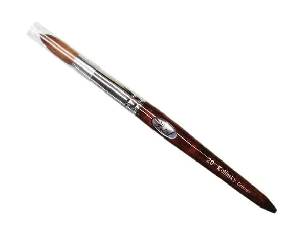 Petal acrylic nail brush kolinsky red wood size 20 #2523-48 Beyond Beauty Page