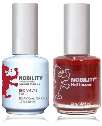 Lechat Nobility Gel Polish & Nail Lacquer - Red Velvet 0.5 oz - #NBCS024 Nobility