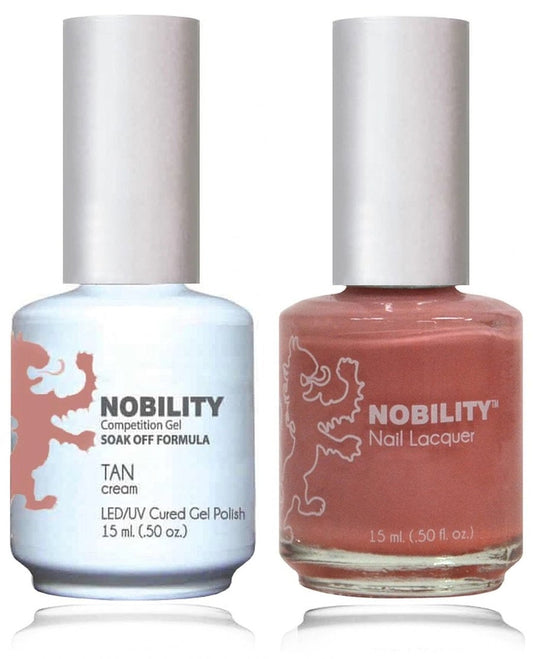 Lechat Nobility Gel Polish & Nail Lacquer - Tan Rose 0.5 oz - #NBCS012 Nobility